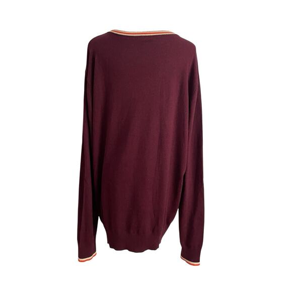 Y2K American Eagle Varsity Sweater Mens XL Oversized Knit Logo Academia Preppy - Picture 3 of 10